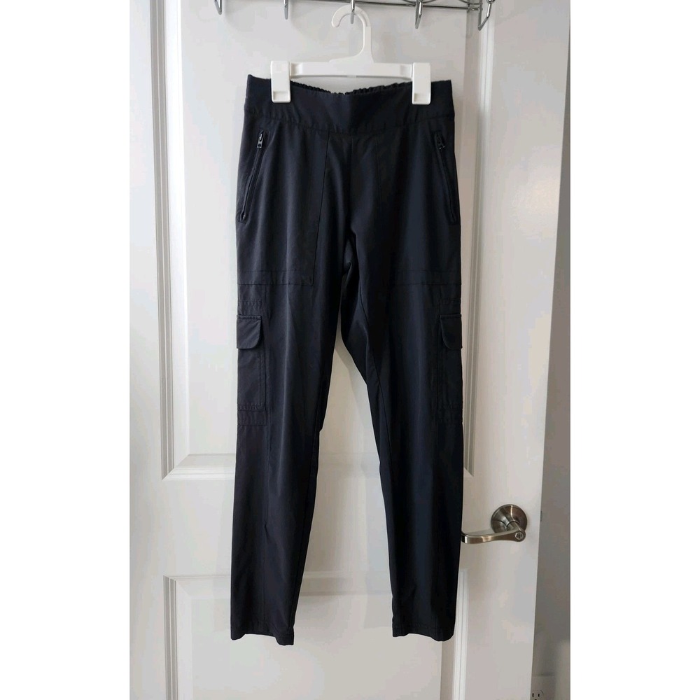 ATHLETA Lightweight Chelsea Cargo Pants Pull-on Black Women's Size 2
